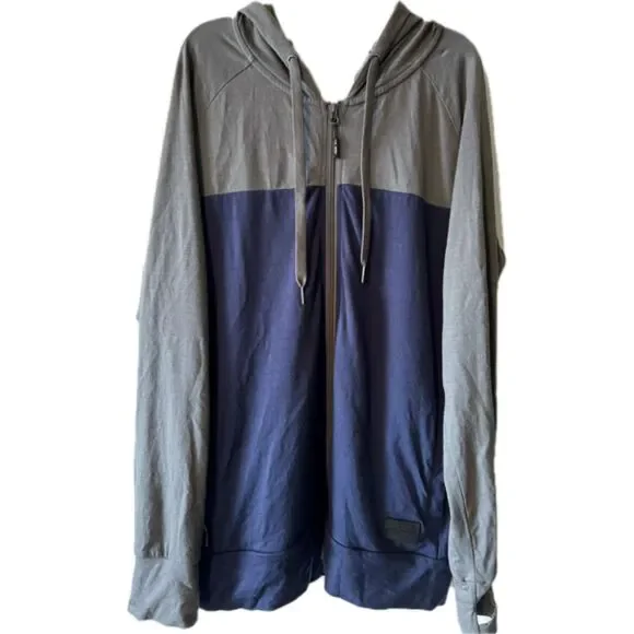 MONS ROYALE COVERT MID-HIT HOODY Merino Wool Sz M - Picture 2 of 9